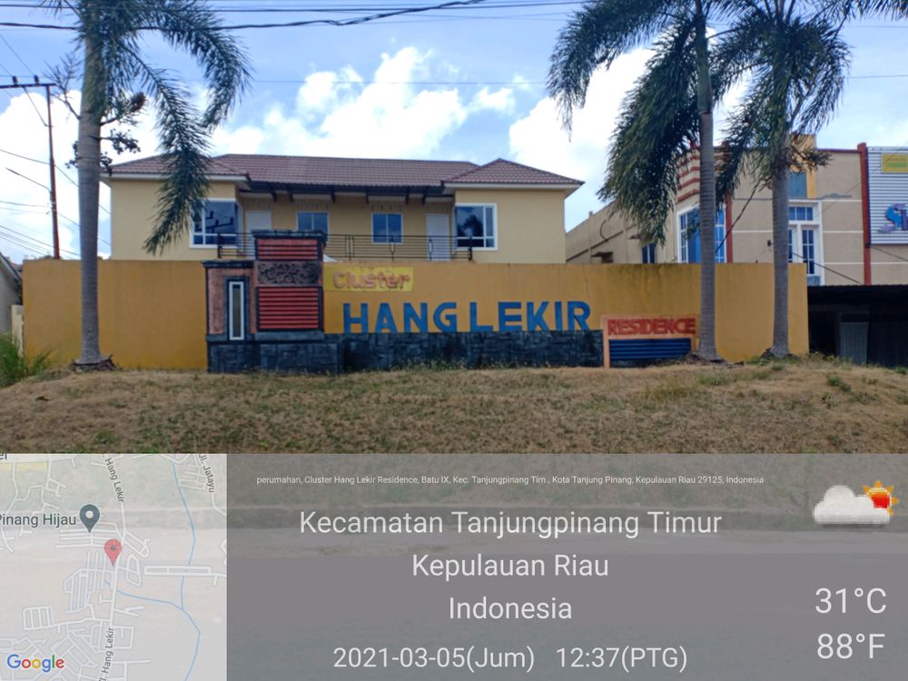 foto gerbang perumahan cluster hanglekir 2