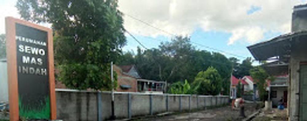 foto gerbang perumahan Sewo Mas Indah