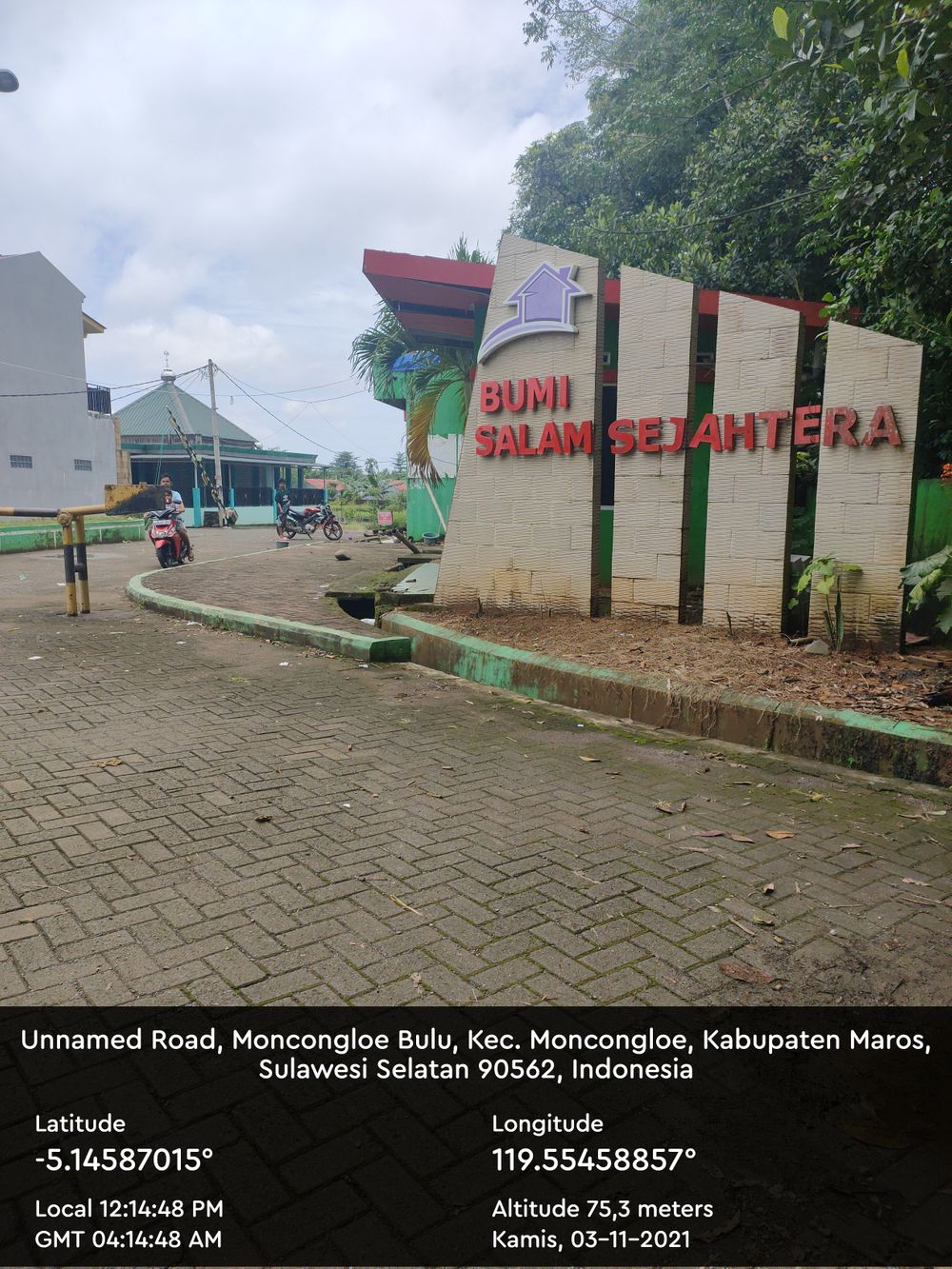 foto gerbang perumahan BUMI SALAM SEJAHTERA