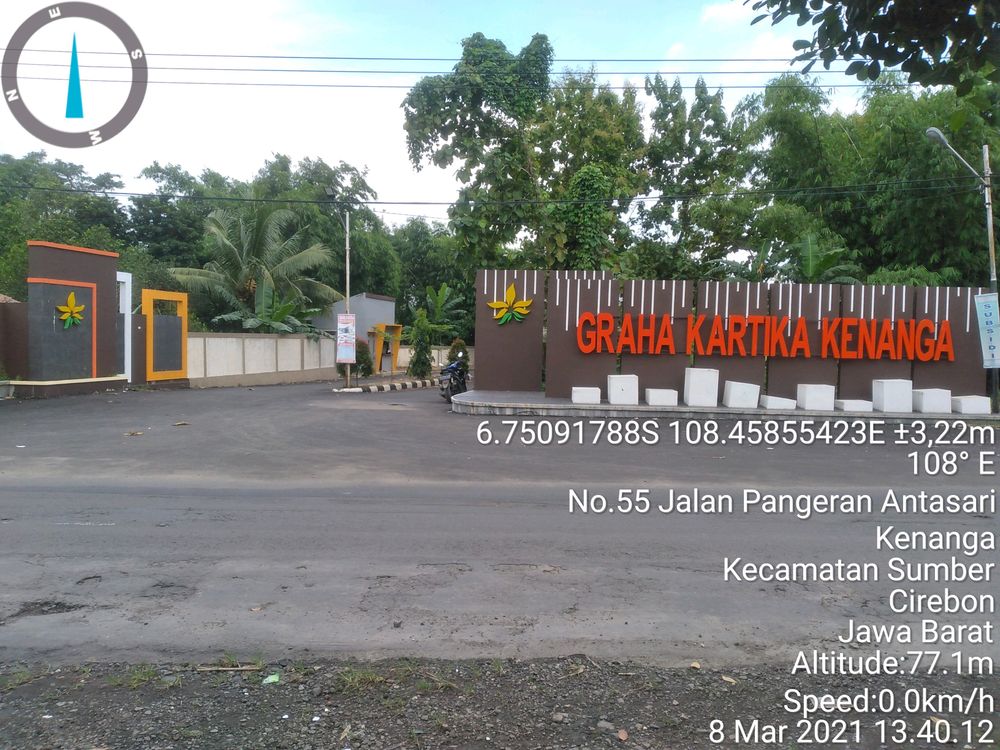 foto gerbang perumahan GRAHA KARTIKA KENANGA