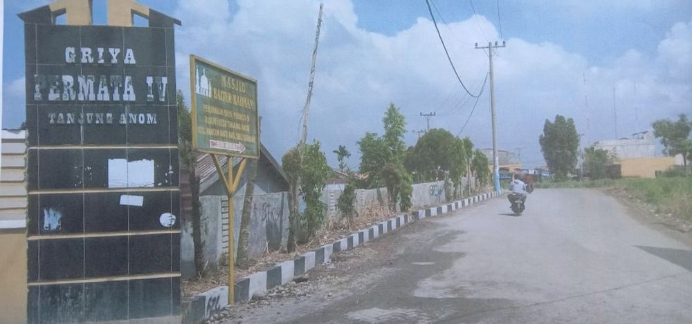 foto gerbang perumahan Griya Permata IV Tahap I