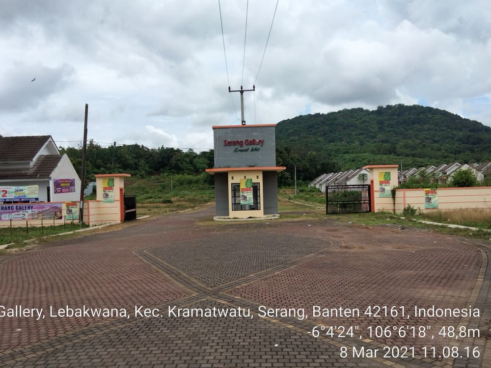 foto gerbang perumahan SERANG GALLERY KRAMATWATU