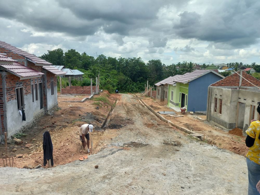 foto gerbang perumahan Perumahan green oasis tahap 2