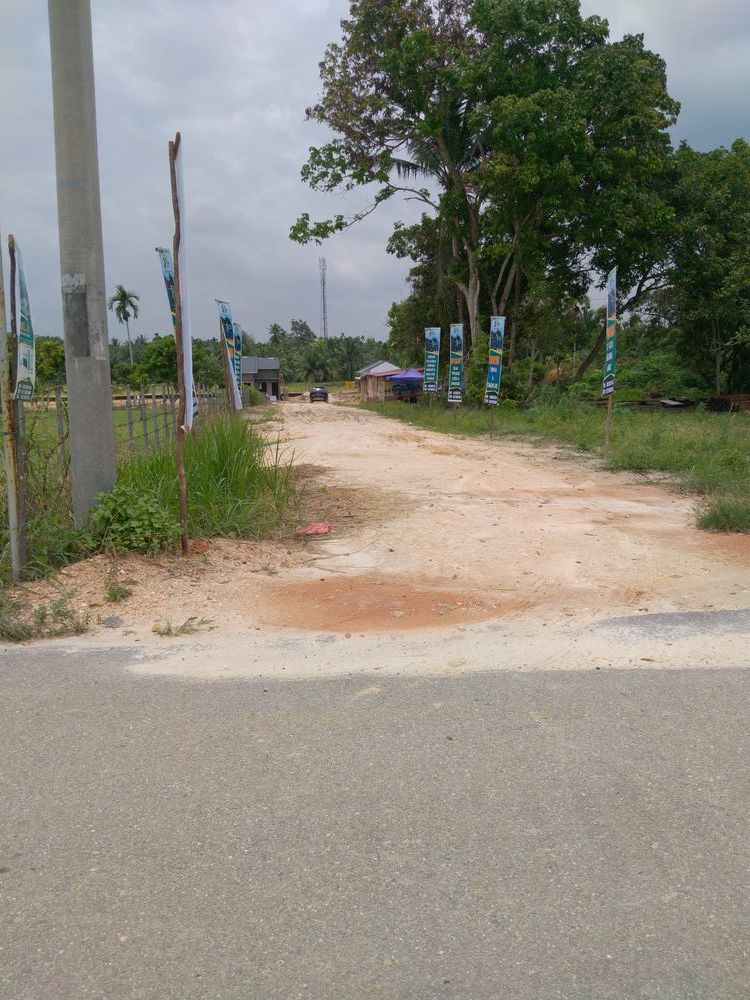 foto gerbang perumahan Rumbai Residence 3
