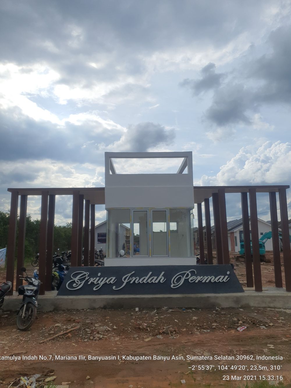 foto gerbang perumahan GRIYA INDAH PERMAI