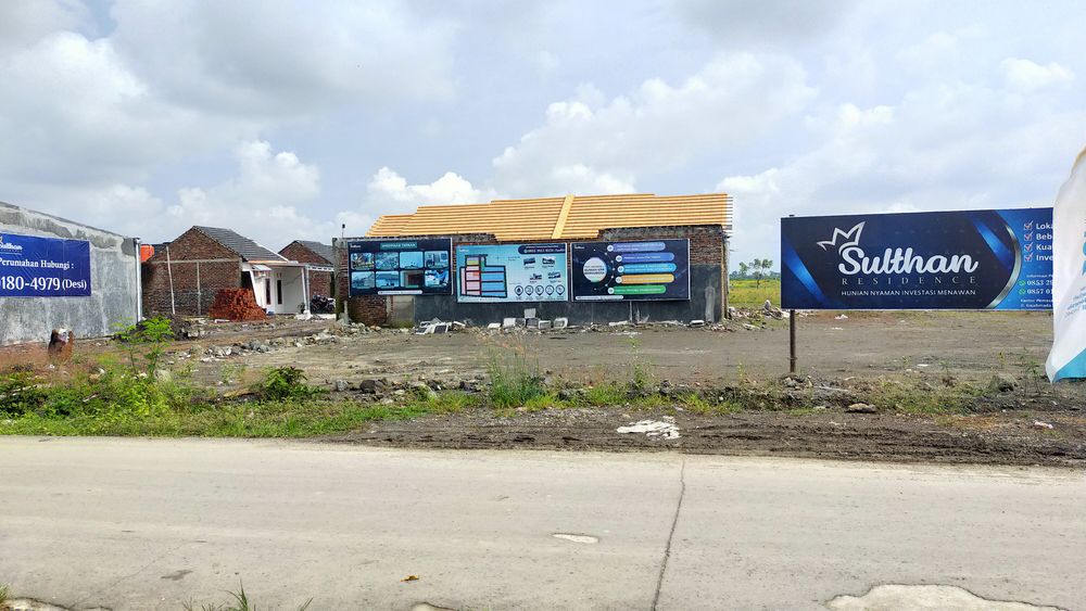 foto gerbang perumahan Sulthan Residence