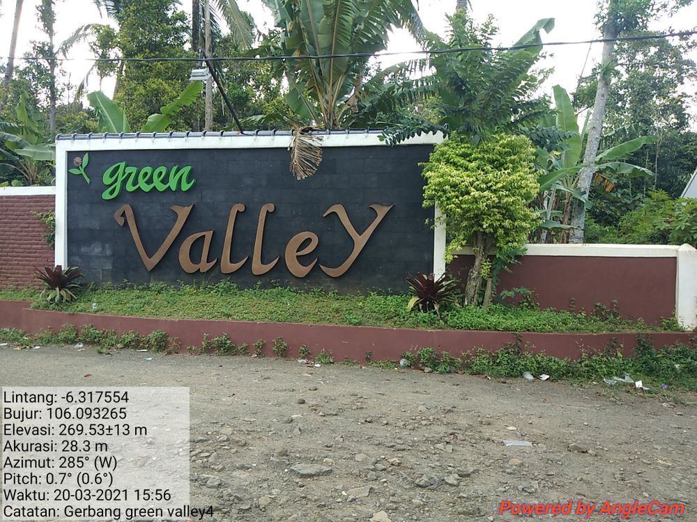 foto gerbang perumahan GREEN VALLEY 1