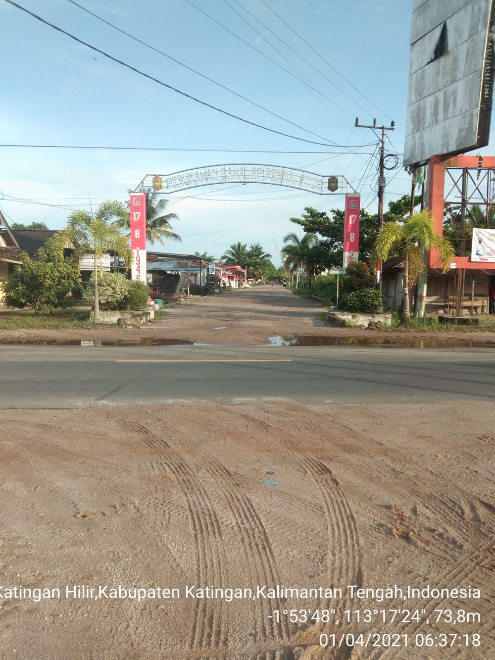 foto gerbang perumahan NASYWA RESIDENT