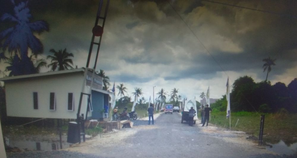 foto gerbang perumahan Budair Permai