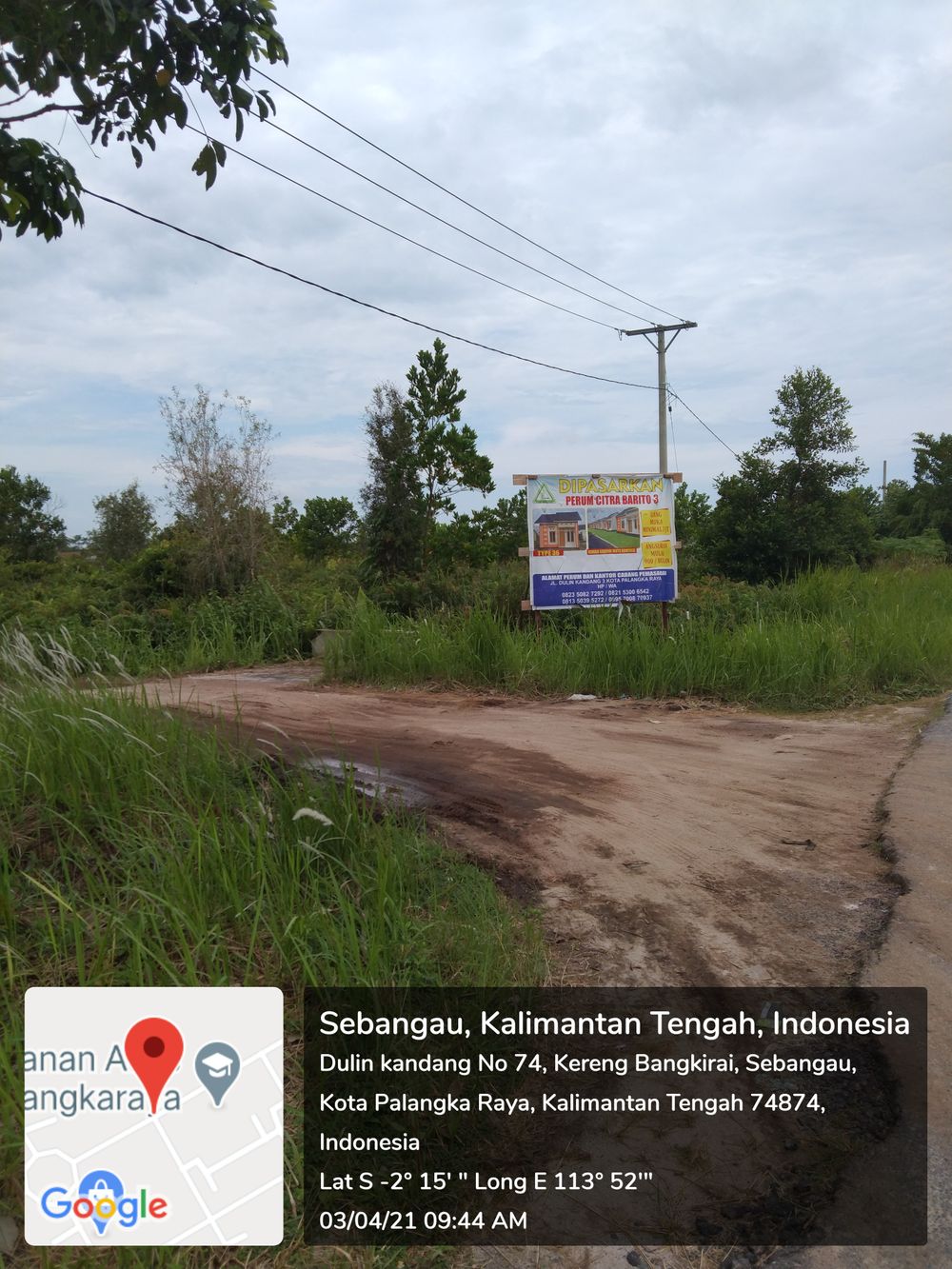 foto gerbang perumahan CITRA BARITO 3
