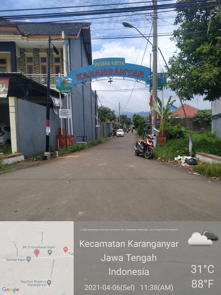 foto gerbang perumahan Pesona Griya Karanganyar 3