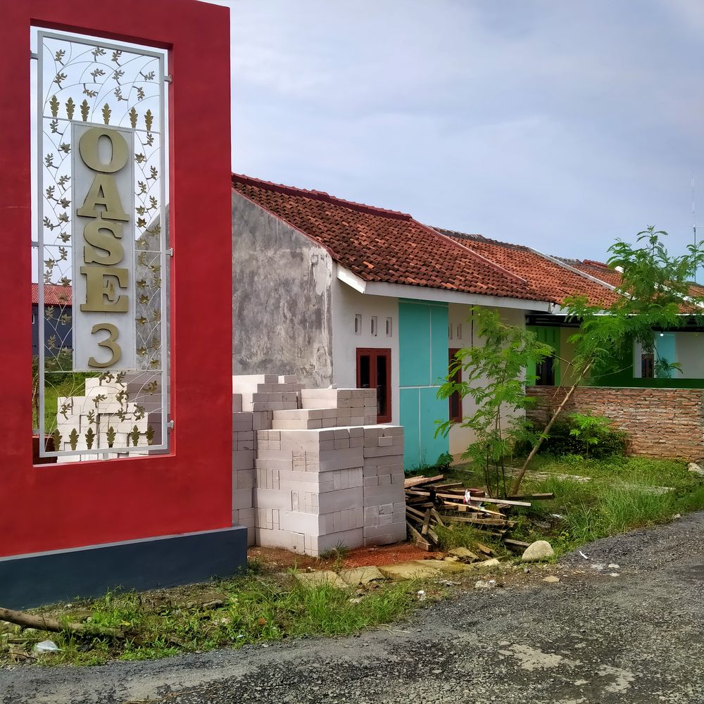 foto gerbang perumahan OASE 3 TAHAP 4