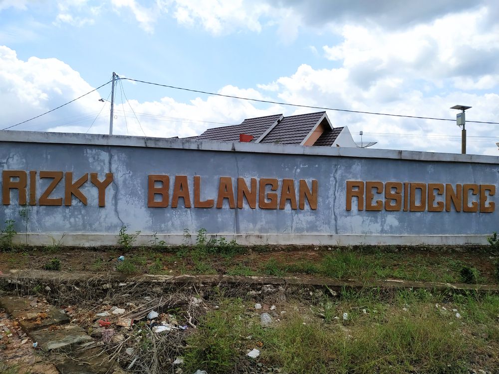 foto gerbang perumahan Rizky Balangan Residence Tahap 3