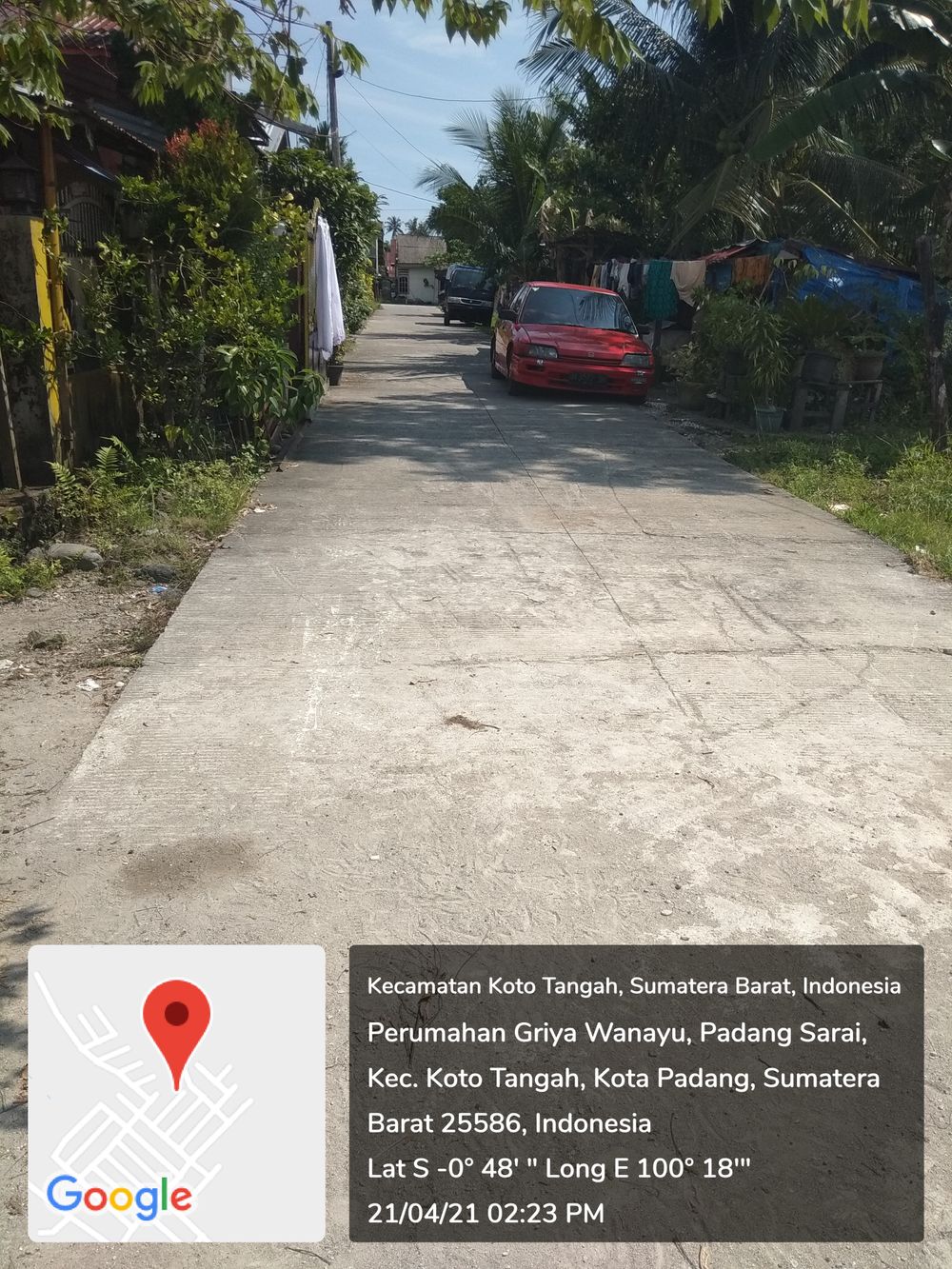 foto gerbang perumahan GRIYA WANAYU
