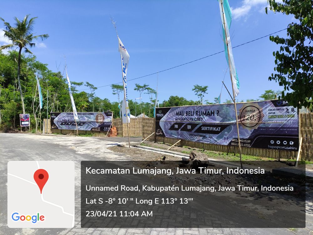 foto gerbang perumahan Permata Grati Garden