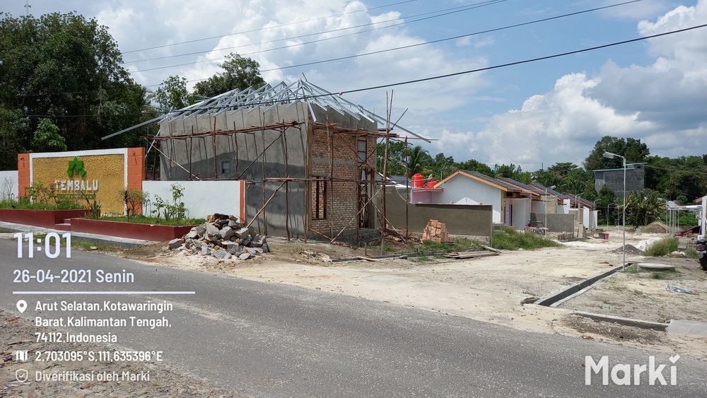 foto gerbang perumahan Tembalu Griya Indah Khatulistiwa