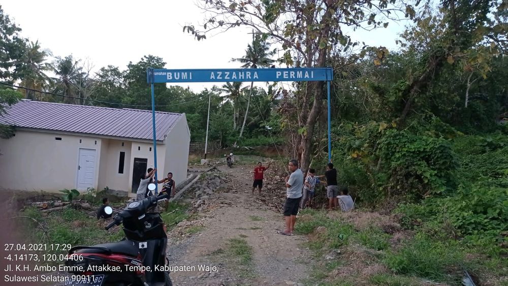 foto gerbang perumahan BUMI AZZAHRA PERMAI