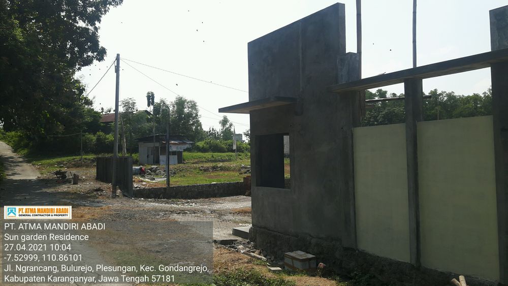 foto gerbang perumahan ATMA SUN GARDEN