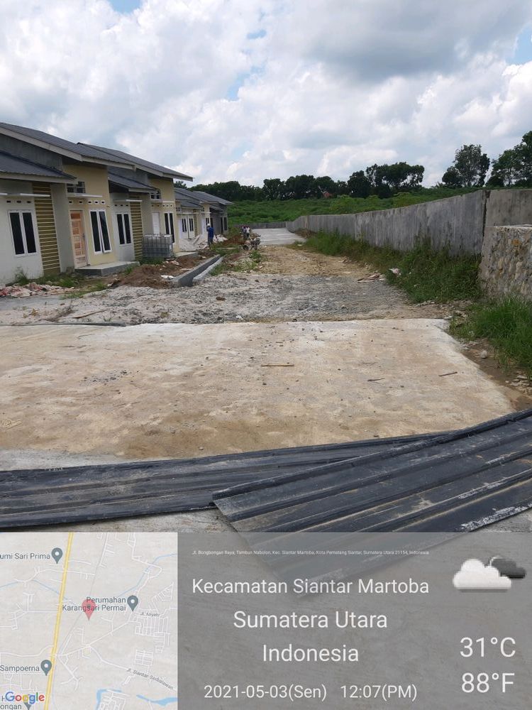 foto gerbang perumahan Permata hijau permai III