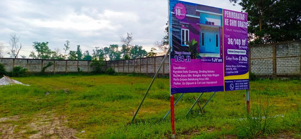 foto gerbang perumahan HARAPAN INDAH