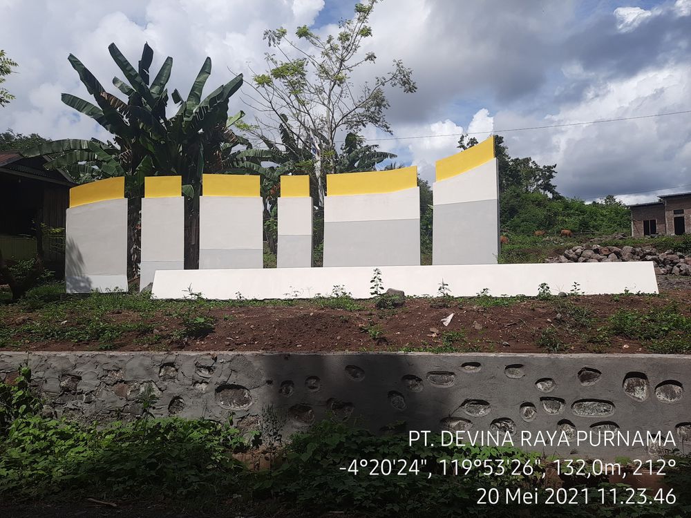foto gerbang perumahan PURNAMA VILLAGE