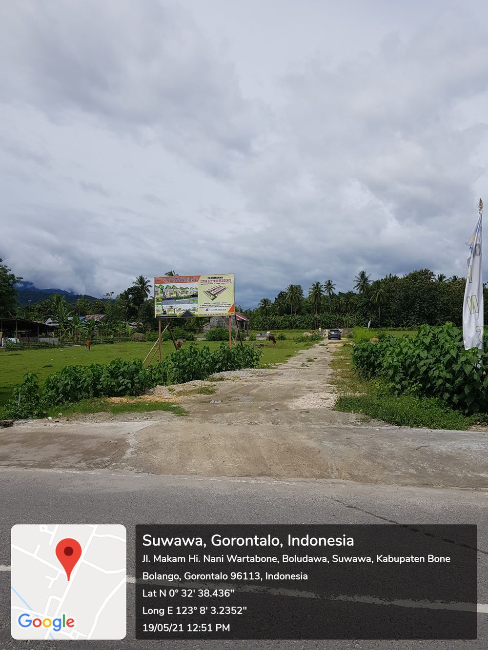 foto gerbang perumahan Perumahan Citra Lestari Residence