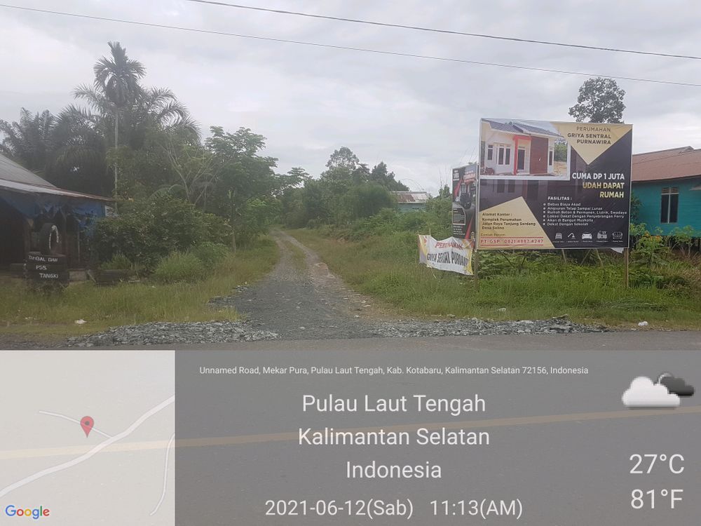 foto gerbang perumahan GRIYA SENTRAL PURNAWIRA