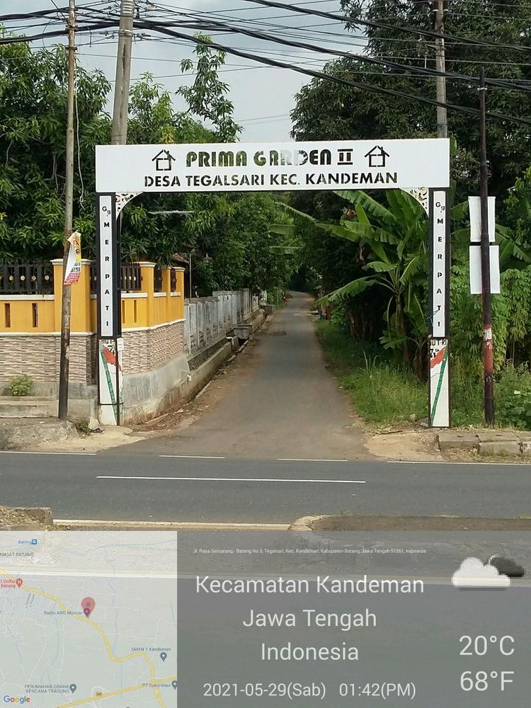 foto gerbang perumahan Perum Prima Garden 2
