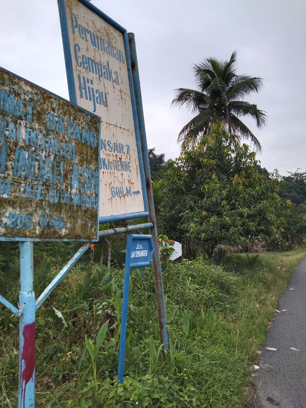 foto gerbang perumahan CEMPAKA HIJAU