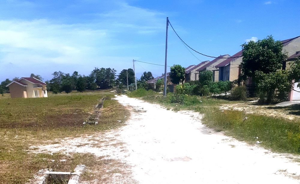 foto gerbang perumahan Cempaka Pandau Jaya Residence