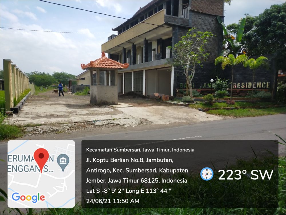 foto gerbang perumahan Baiti Jannati Residence