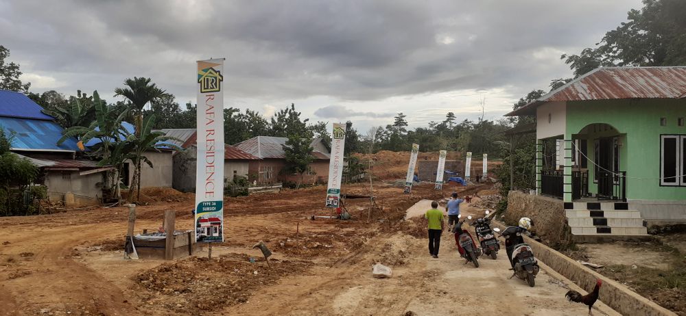 foto gerbang perumahan RAFA RESIDENCE