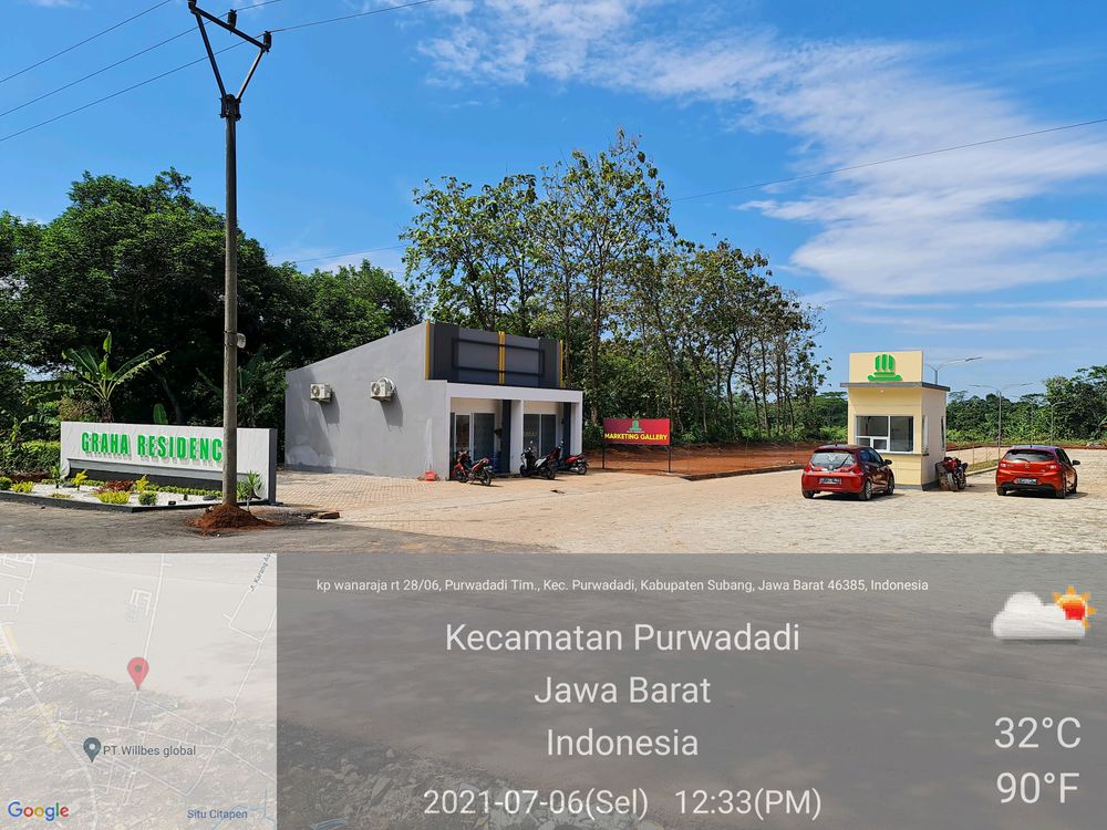 foto gerbang perumahan GRAHA RESIDENCE