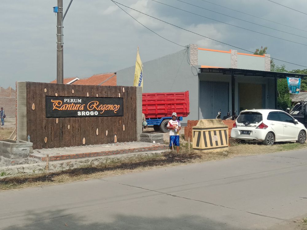 foto gerbang perumahan Perum Pantura Regency Srogo