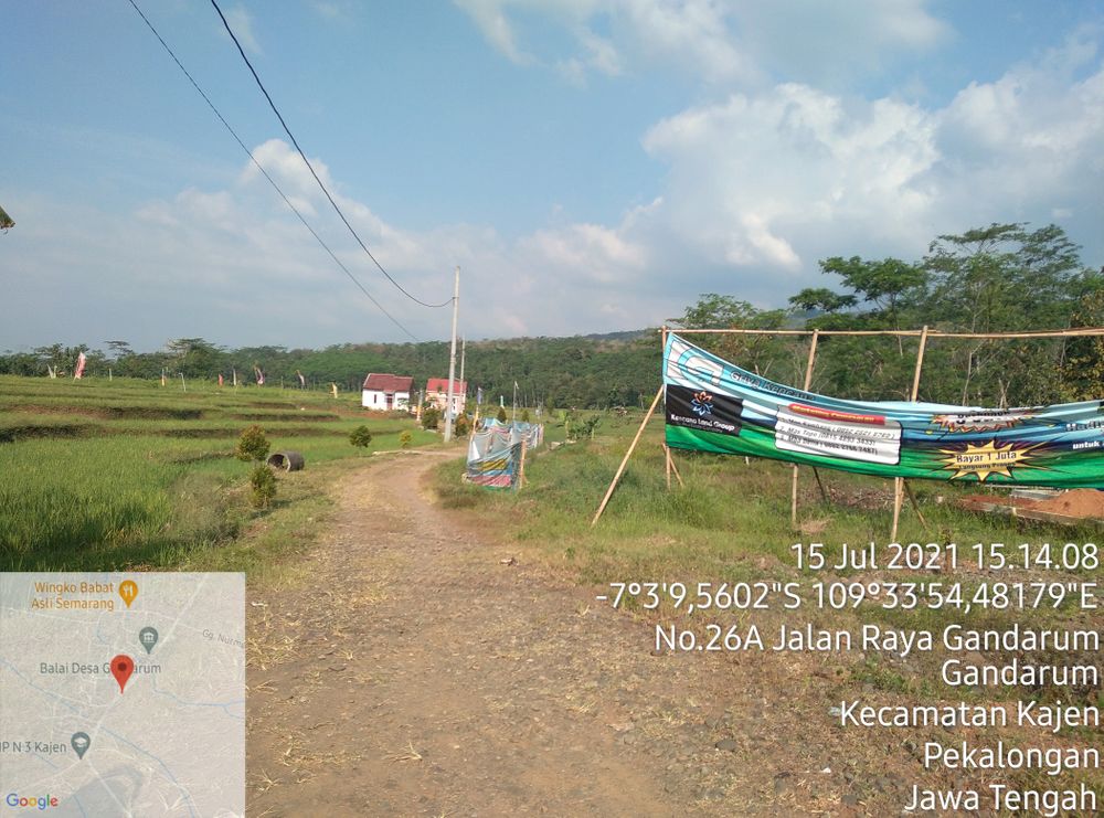 foto gerbang perumahan GRIYA KENCANA GANDARUM