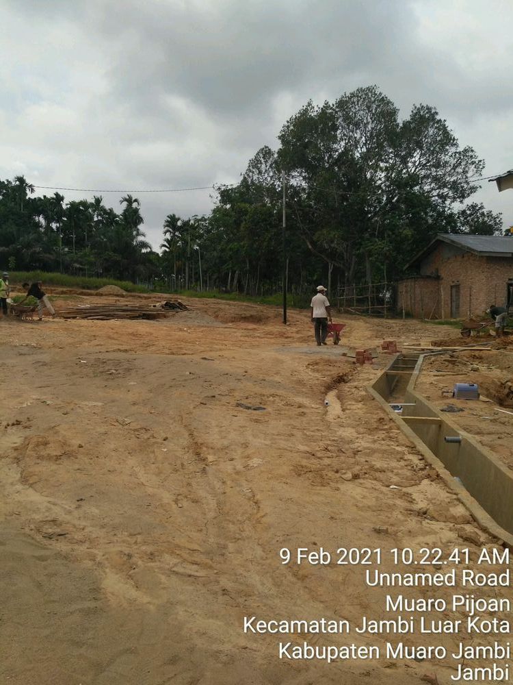foto gerbang perumahan Aksarah Muaro Residence