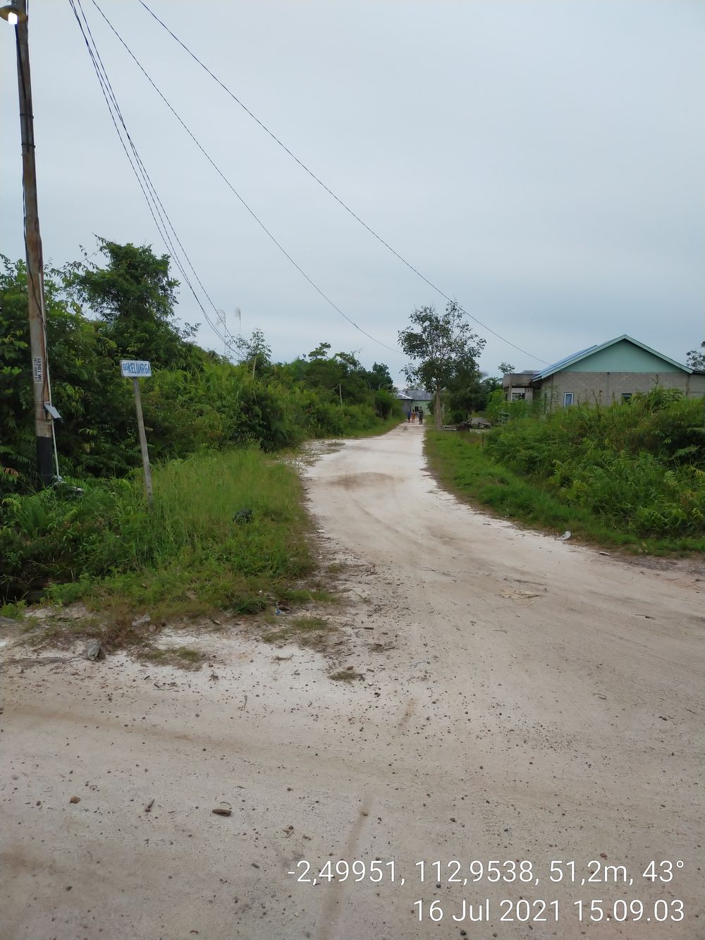 foto gerbang perumahan Bukit permai elok