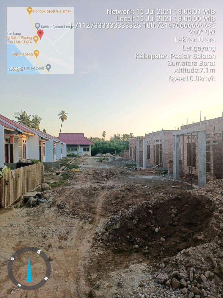 foto gerbang perumahan Nurul huda residence