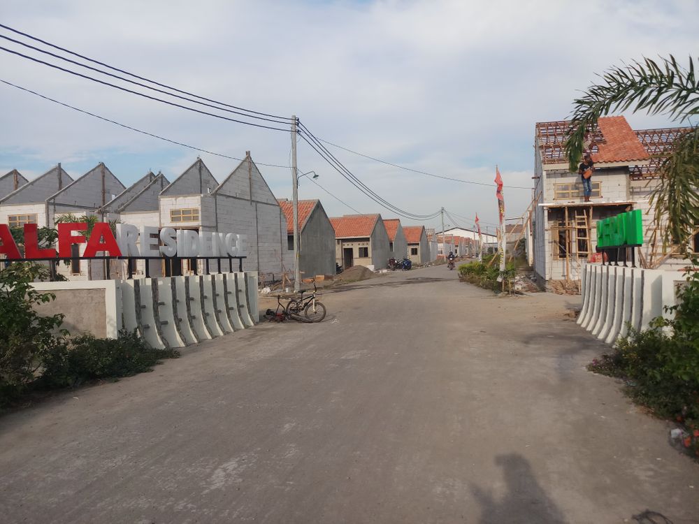 foto gerbang perumahan ALFA RESIDENCE 4 TAHAP II