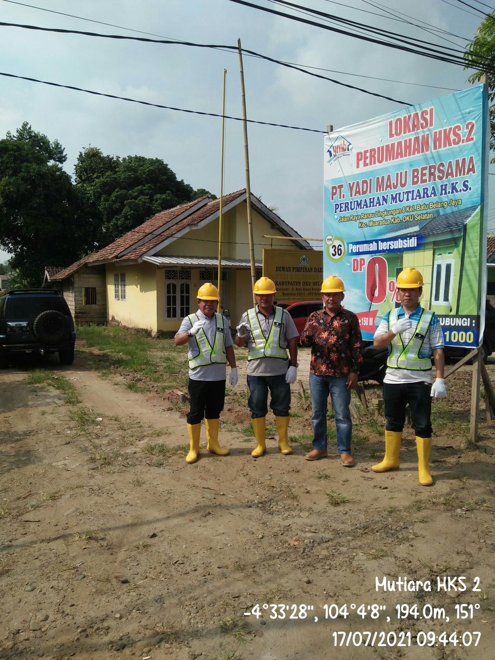 foto gerbang perumahan Perumahan Mutiara HKS 2