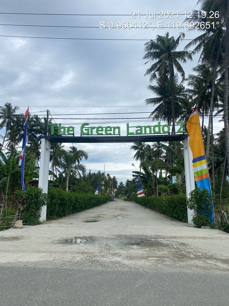 foto gerbang perumahan THE GREEN LANDO 2 TAHAP 2