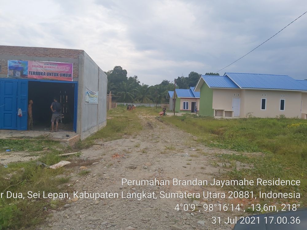 foto gerbang perumahan BRANDAN JAYAMAHE RESIDENCE