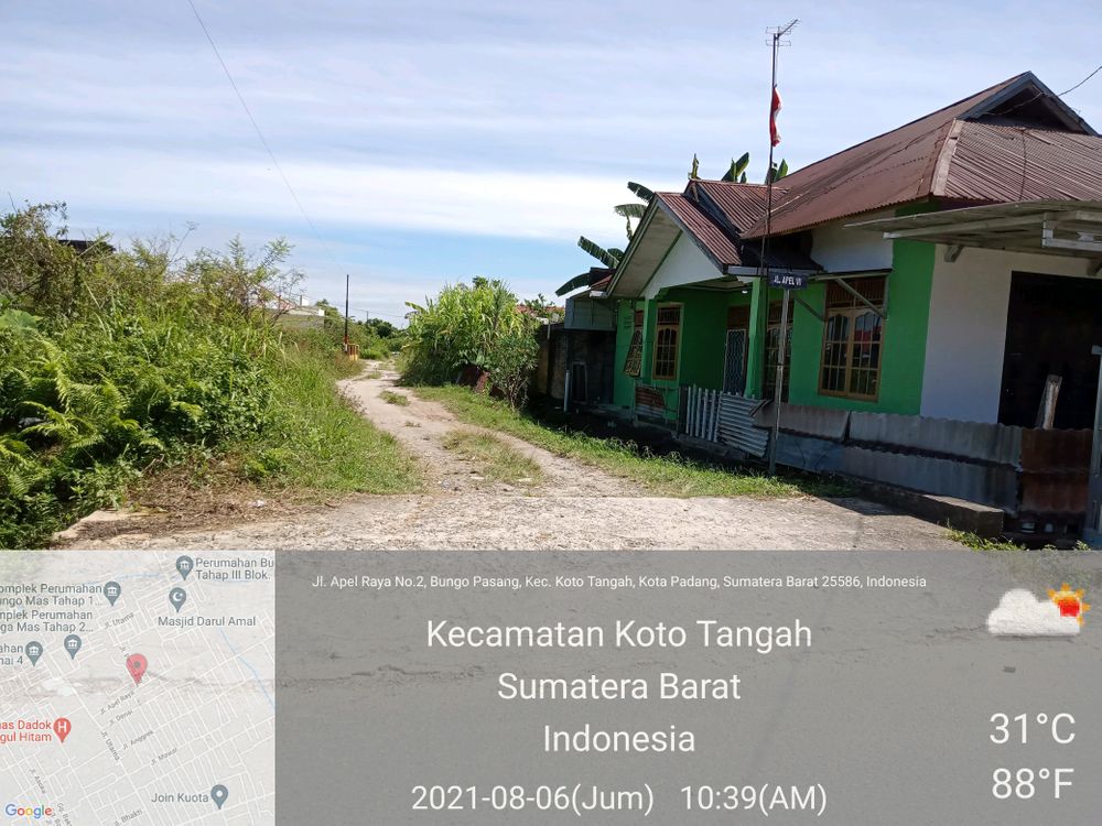foto gerbang perumahan Aries Reisky Permai