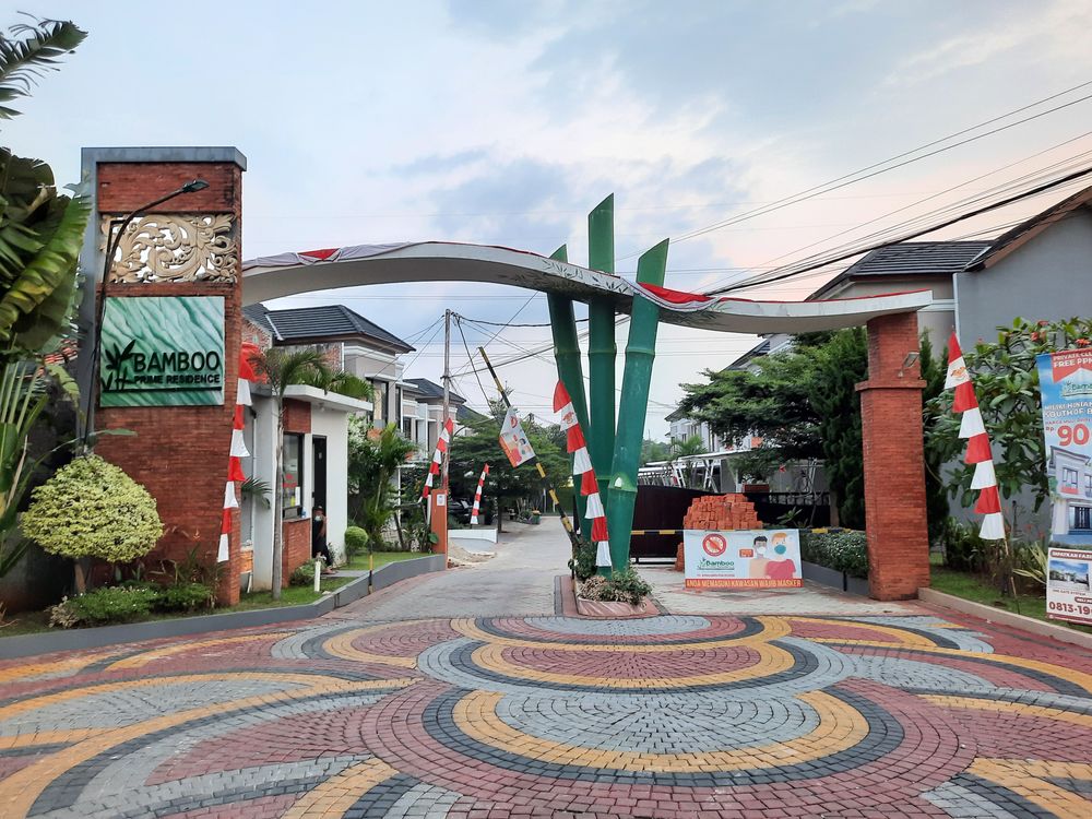 foto gerbang perumahan BAMBOO PRIME RESIDENCE