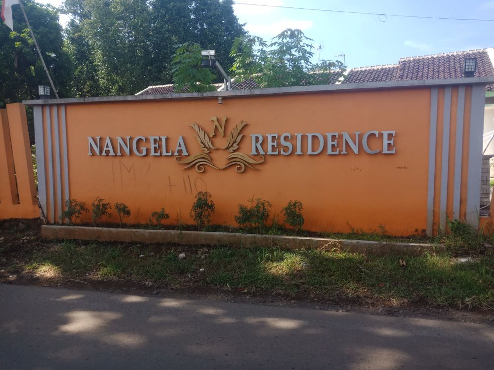 foto gerbang perumahan NANGELA RESIDENCE