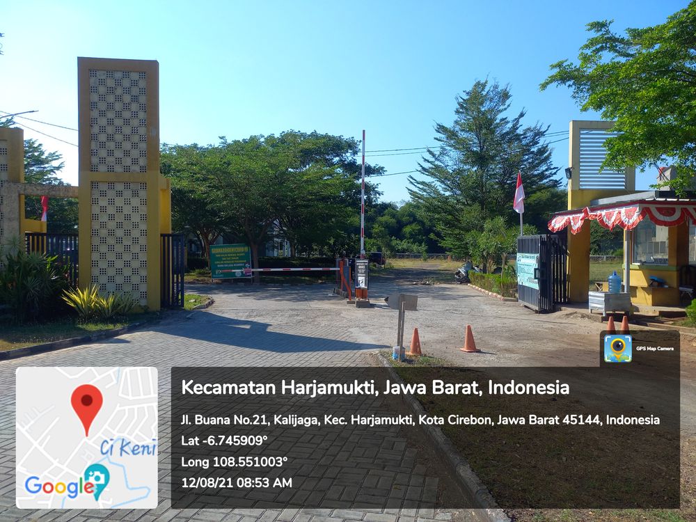 foto gerbang perumahan Buana Kalijga Residence