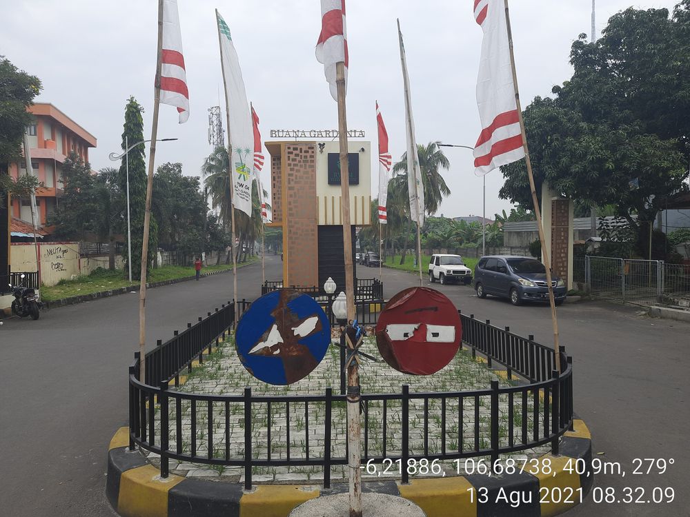 foto gerbang perumahan Perumahan Buana Gardenia
