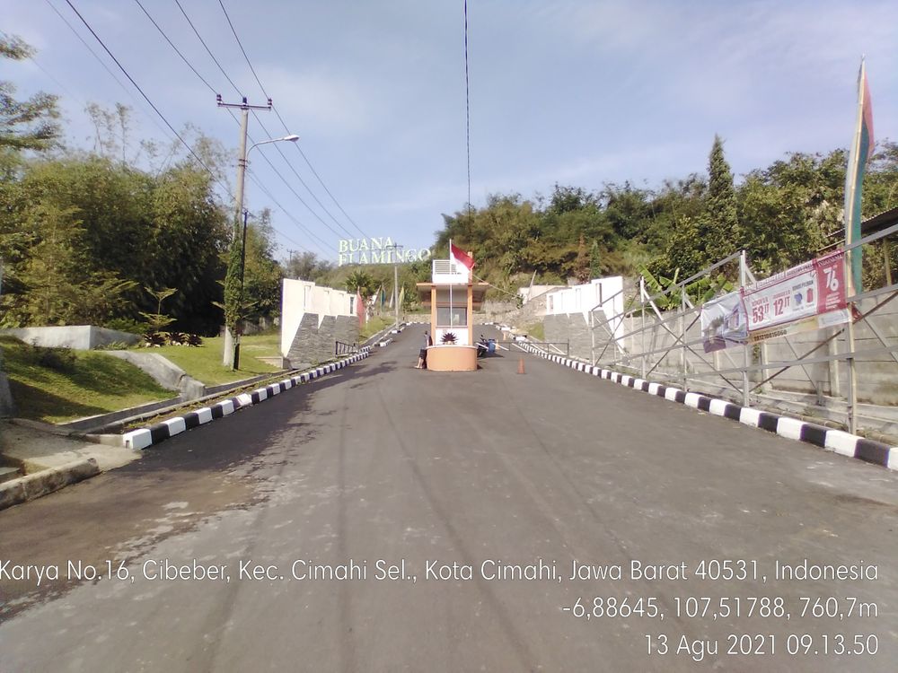 foto gerbang perumahan Buana Flamingo Hill Regency