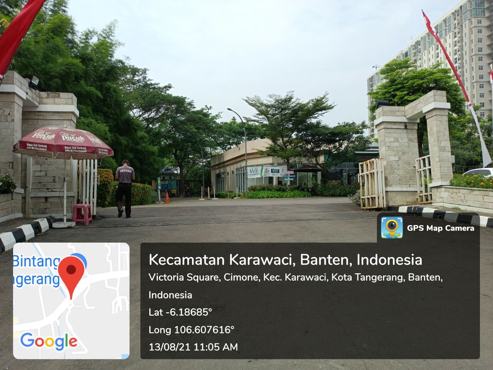 foto gerbang perumahan VICTORIASQUARE
