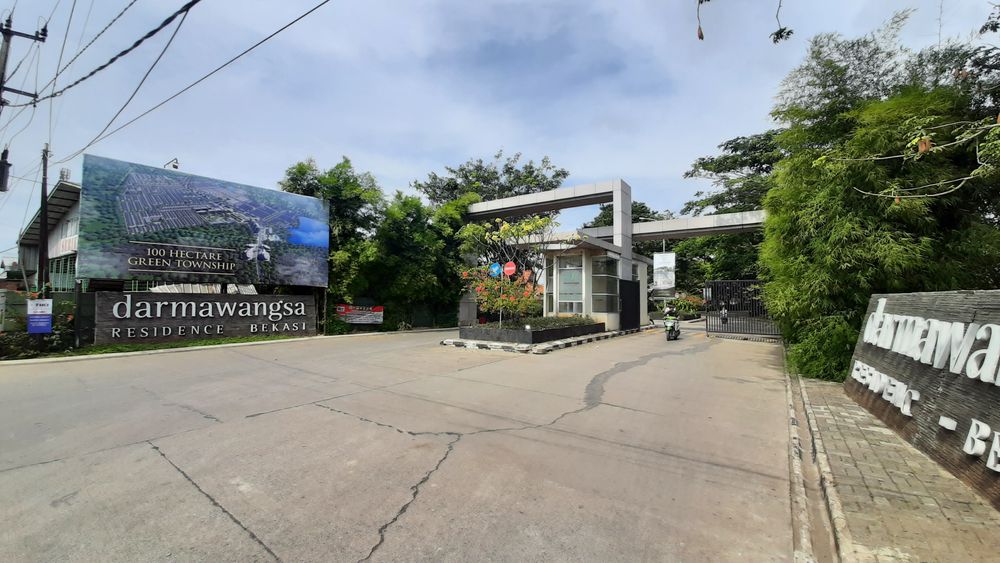 foto gerbang perumahan DARMAWANGSA RESIDENCE